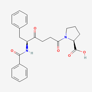 molecular formula C24H26N2O5 B1673599 Ketoace CAS No. 74075-33-5