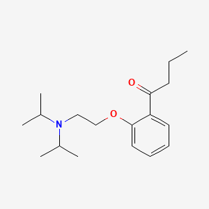 molecular formula C18H29NO2 B1673602 Ketocaine CAS No. 1092-46-2