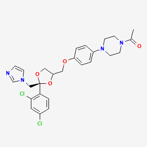 molecular formula C26H28Cl2N4O4 B1673606 Ketoconazole CAS No. 65277-42-1