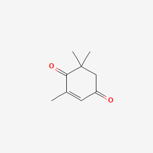 B1673608 2,6,6-Trimethyl-2-cyclohexene-1,4-dione CAS No. 1125-21-9