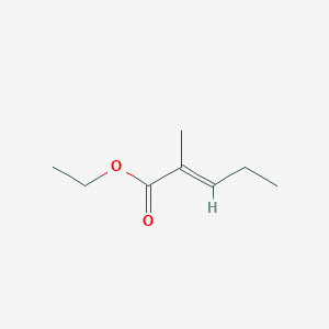 B167365 2-Pentenoic acid, 2-methyl-, ethyl ester CAS No. 1617-40-9