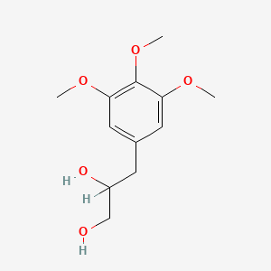 molecular formula C12H18O5 B1673673 3-(3,4,5-Trimethoxyphenyl)propane-1,2-diol CAS No. 123199-96-2