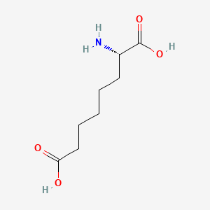 molecular formula C8H15NO4 B1673712 (S)-2-氨基辛二酸 CAS No. 4254-88-0