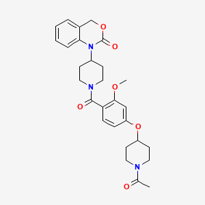 molecular formula C28H33N3O6 B1673725 L-371,257 CAS No. 162042-44-6