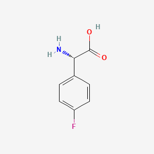 molecular formula C8H8FNO2 B1673730 (S)-4-Fluorophenylglycine CAS No. 19883-57-9
