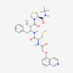 molecular formula C33H41N5O6S2 B1673734 Kynostatin 272 CAS No. 147318-81-8