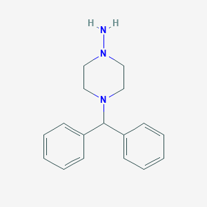 B167383 4-(Diphenylmethyl)piperazin-1-amine CAS No. 1698-31-3