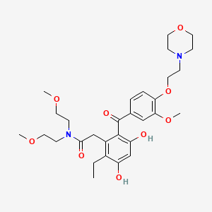 molecular formula C30H42N2O9 B1673876 KW-2478 free base CAS No. 819812-04-9