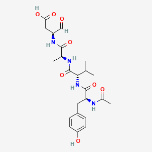 molecular formula C23H32N4O8 B1673944 Ac-Yvad-cho CAS No. 143313-51-3