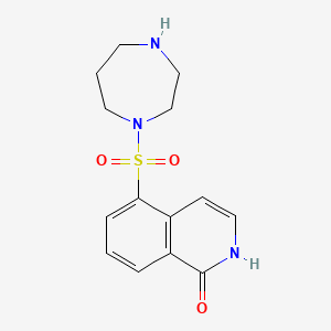 molecular formula C14H17N3O3S B1673953 羟基法舒地尔 CAS No. 105628-72-6