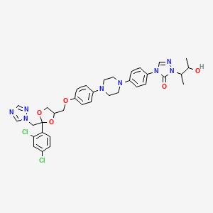 molecular formula C35H38Cl2N8O5 B1673955 Hidroxiitraconazol CAS No. 112559-91-8