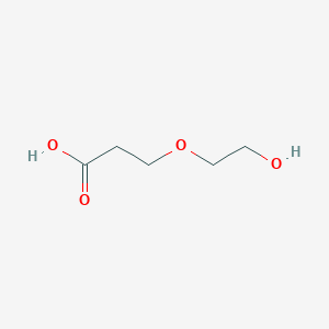 molecular formula C5H10O4 B1673960 3-(2-Hydroxyethoxy)propanoic acid CAS No. 89211-34-7