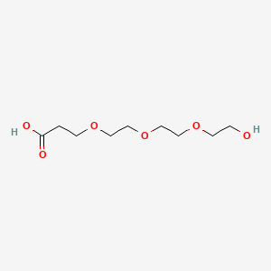 molecular formula C9H18O6 B1673969 Hydroxy-PEG3-acid CAS No. 518044-49-0