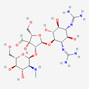 molecular formula C21H39N7O13 B1673984 Hydroxystreptomycin CAS No. 6835-00-3