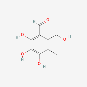 B1674021 1,5,6,7-Isobenzofurantetrol, 1,3-dihydro-4-methyl- CAS No. 197316-54-4