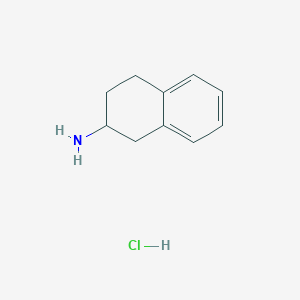 molecular formula C10H13ClN- B167404 1,2,3,4-四氢萘-2-胺盐酸盐 CAS No. 1743-01-7