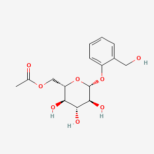 B1674046 Salicin, 6'-acetate CAS No. 19764-02-4