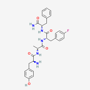 molecular formula C30H34FN5O5 B1674048 弗雷克酰胺 CAS No. 188196-22-7