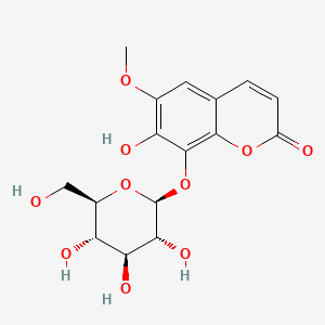 molecular formula C16H18O10 B1674053 Fraxin CAS No. 524-30-1