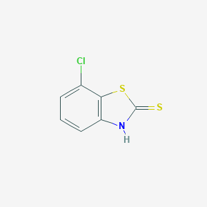 molecular formula C7H4ClNS2 B167411 7-氯-2-巯基苯并噻唑 CAS No. 1849-73-6