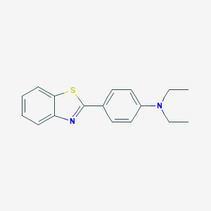 molecular formula C17H18N2S B167412 2-(4'-二乙基氨基苯基)苯并噻唑 CAS No. 10205-57-9