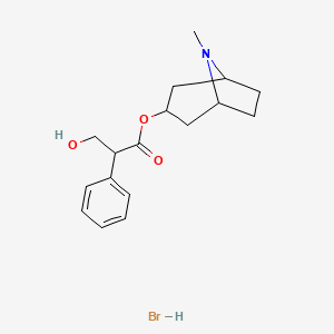 B1674124 Daturine Hydrobromide CAS No. 306-03-6