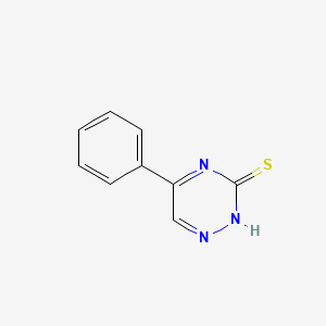 B1674135 5-Phenyl-1,2,4-triazine-3-thiol CAS No. 15969-28-5