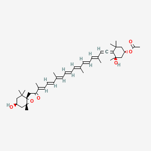 molecular formula C42H58O6 B1674175 Fucoxanthin CAS No. 3351-86-8