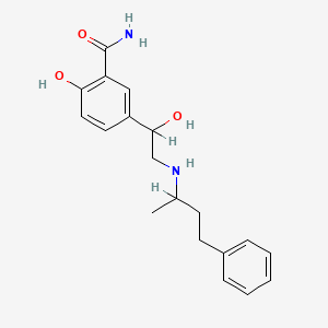 molecular formula C19H24N2O3 B1674207 拉贝洛尔 CAS No. 36894-69-6