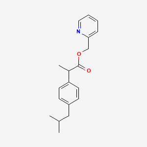 molecular formula C19H23NO2 B1674246 布洛芬比可诺 CAS No. 64622-45-3