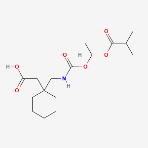 molecular formula C16H27NO6 B1674306 加巴喷丁恩卡比 CAS No. 478296-72-9