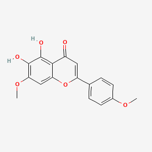 molecular formula C17H14O6 B1674318 Ladanein CAS No. 10176-71-3