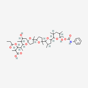 B1674329 Laidlomycin phenylcarbamate CAS No. 101191-83-7