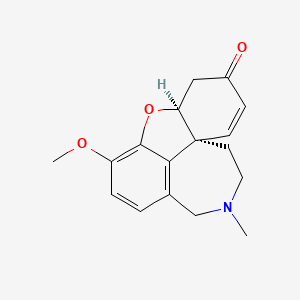 molecular formula C17H19NO3 B1674399 加兰他敏酮 CAS No. 510-77-0