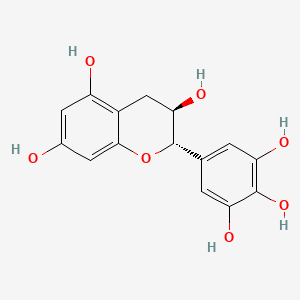 molecular formula C15H14O7 B1674406 (-)-Gallocatechin CAS No. 3371-27-5