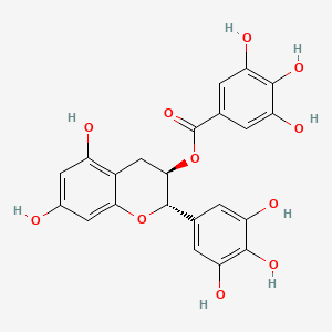 molecular formula C22H18O11 B1674408 (-)-表没食子儿茶素没食子酸酯 CAS No. 4233-96-9