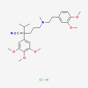 molecular formula C28H41ClN2O5 B1674410 (S)-Gallopamil hydrochloride CAS No. 36622-39-6