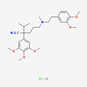 molecular formula C28H41ClN2O5 B1674411 Gallopamil hydrochloride CAS No. 16662-46-7