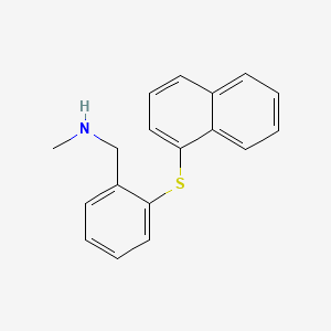 molecular formula C18H17NS B1674420 IFNα-IFNAR-IN-1 CAS No. 844882-93-5