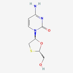 molecular formula C8H11N3O3S B1674445 拉米夫定，(+/-)-反式- CAS No. 131086-22-1