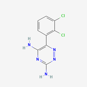 molecular formula C9H7Cl2N5 B1674446 Lamotrigine CAS No. 84057-84-1