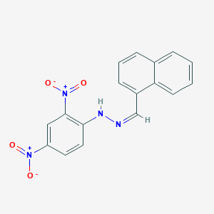 B167446 1-Naphthalenecarbaldehyde 2,4-dinitrophenyl hydrazone CAS No. 1773-51-9