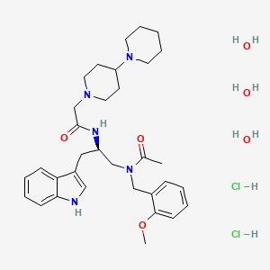 B1674461 Lanepitant dihydrochloride trihydrate CAS No. 167678-33-3