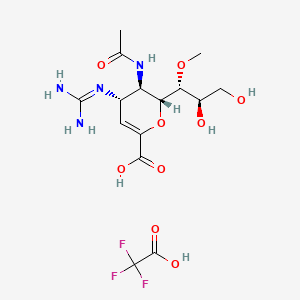 B1674465 Laninamivir trifluoroacetate CAS No. 203120-18-7