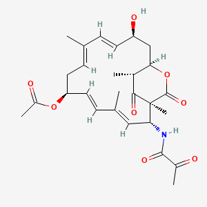 molecular formula C27H35NO8 B1674466 Lankacidin C 8-acetate CAS No. 23812-97-7