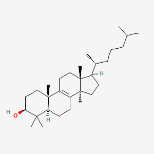 molecular formula C30H52O B1674475 24,25-二氢羊毛甾醇 CAS No. 79-62-9