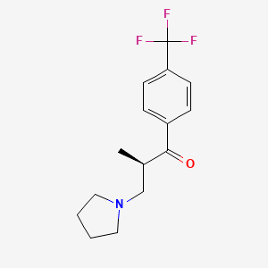 molecular formula C15H18F3NO B1674479 兰佩利松 CAS No. 116287-14-0