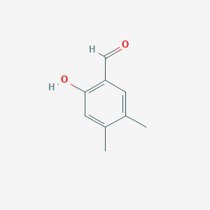 molecular formula C9H10O2 B167448 2-羟基-4,5-二甲基苯甲醛 CAS No. 1666-03-1