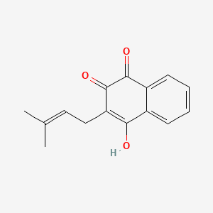 molecular formula C15H14O3 B1674495 紫檀芪 CAS No. 84-79-7