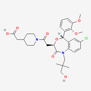 molecular formula C31H39ClN2O8 B1674497 拉帕喹司他 CAS No. 189059-71-0